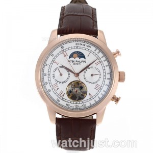 Replica Patek Philippe Astronomical Celestial Tourbillon Automatic Rose Gold Case Roman Markers