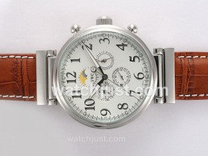 Replica Iwc Da Vinci Perpetual Calendar Automatic With White Dial Watch